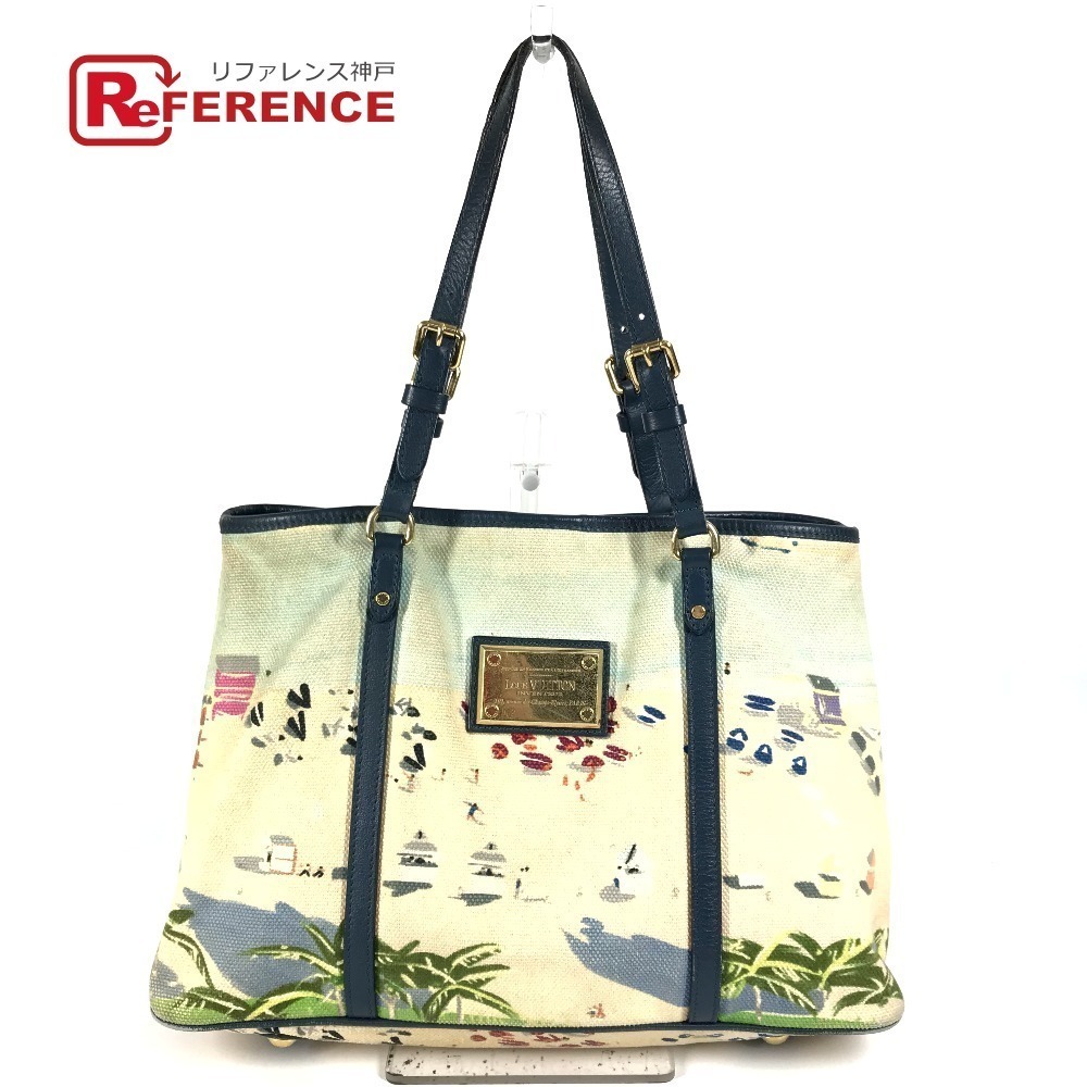 Louis Vuitton Ior Cabas Escale Tote Bag Blue Canvas